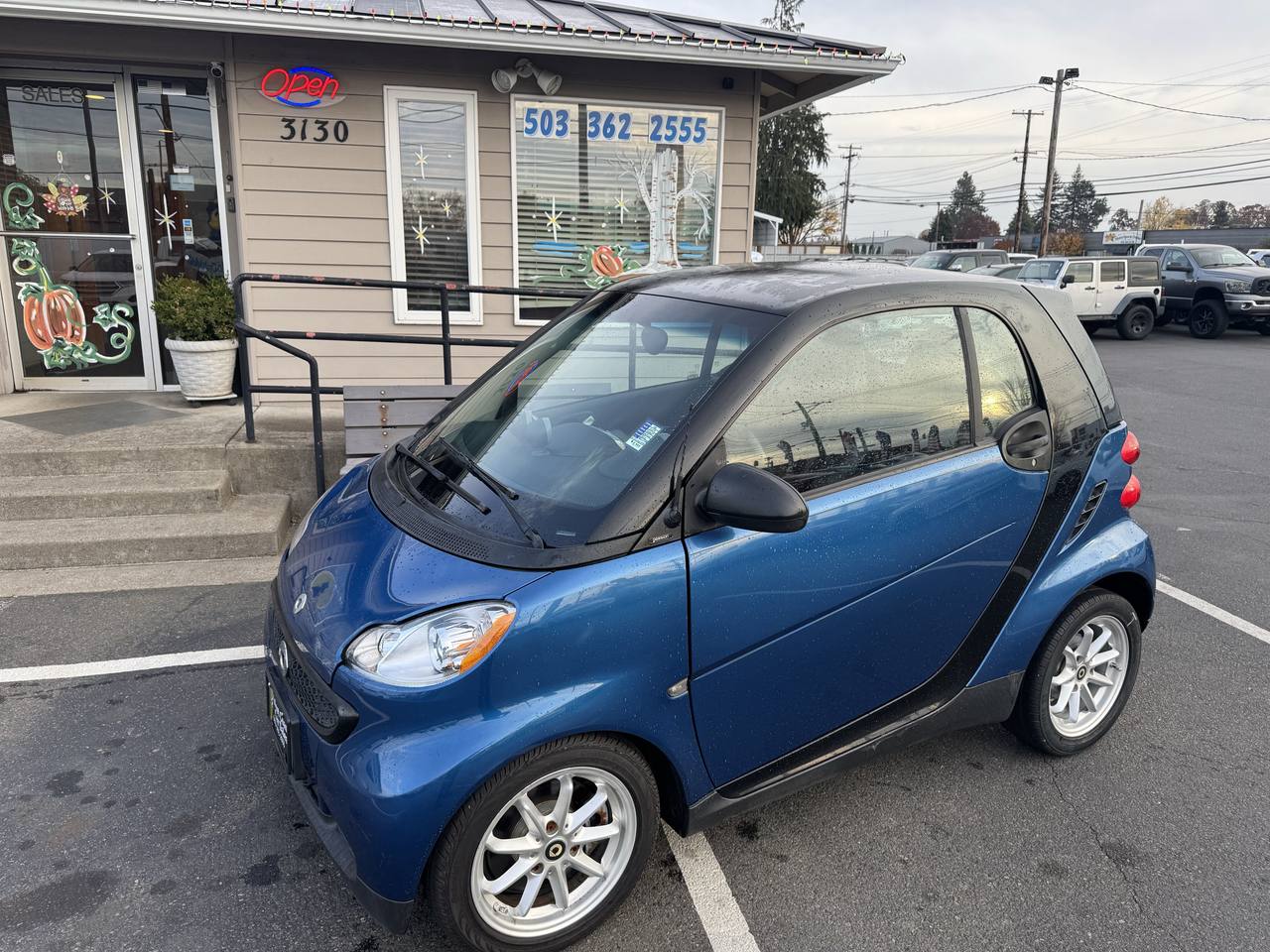 Blue 2009 smart fortwo Hatchback  Automatic
