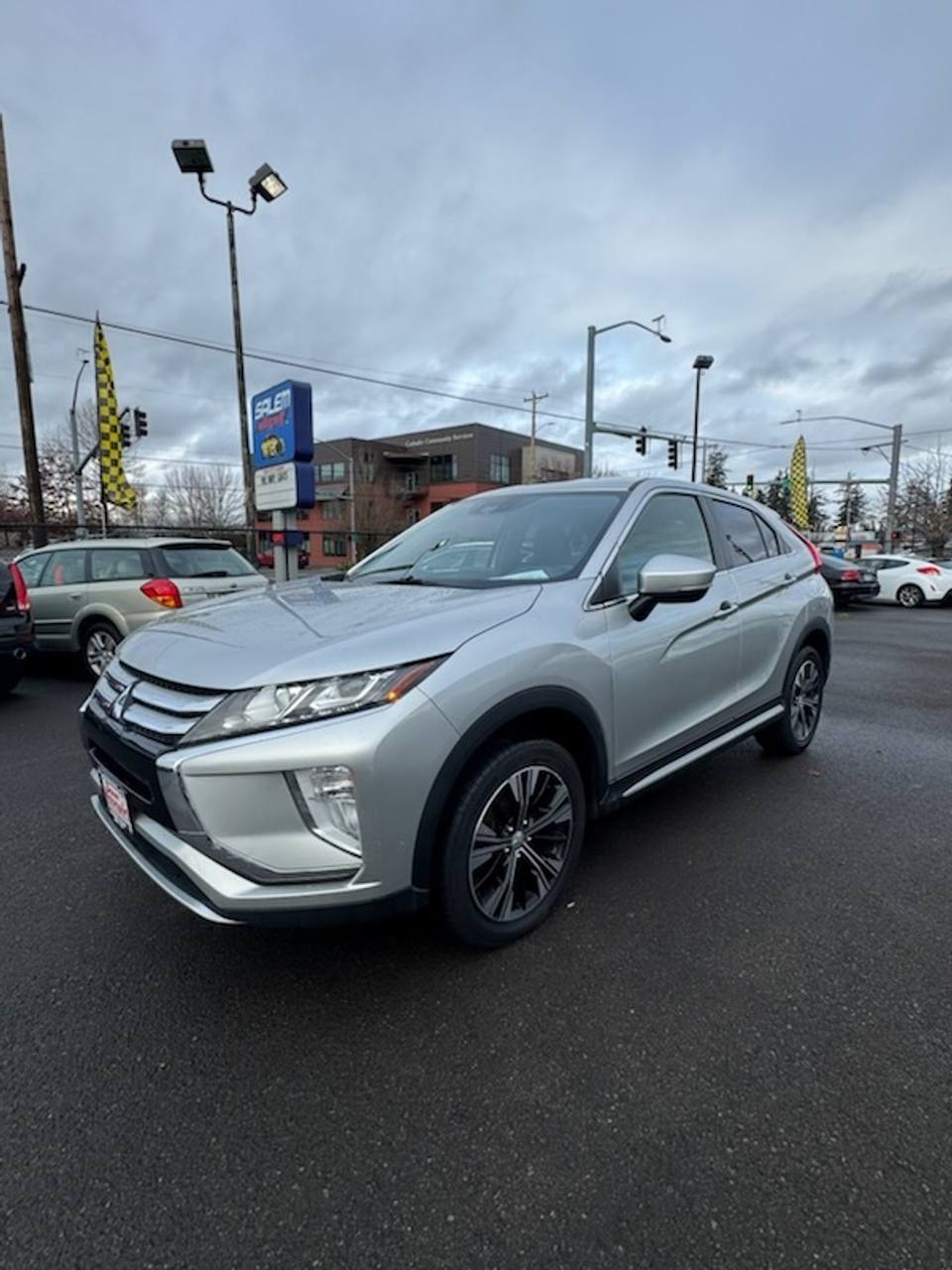 Silver 2020 Mitsubishi Eclipse Cross SUV / Crossover All-Wheel Drive Automatic