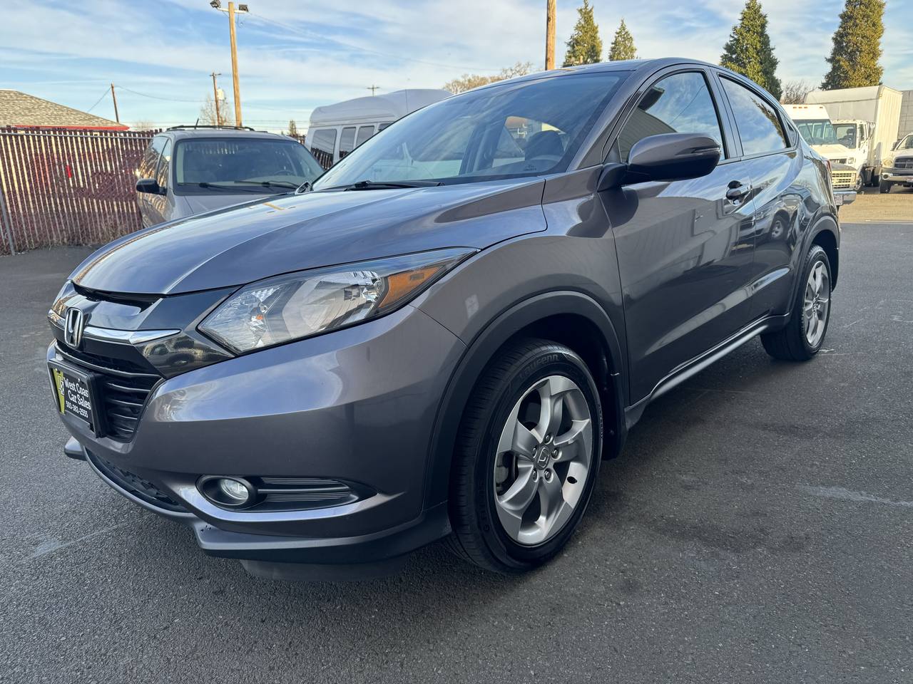 Gray 2017 Honda HR-V SUV / Crossover All-Wheel Drive Automatic