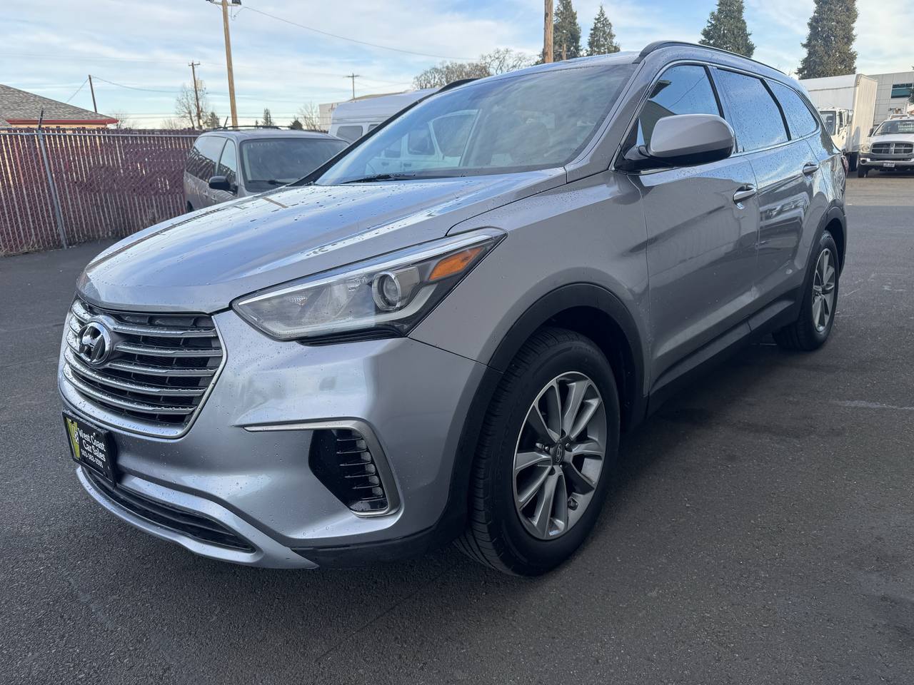 Silver 2017 Hyundai Santa Fe SUV / Crossover All-Wheel Drive Automatic