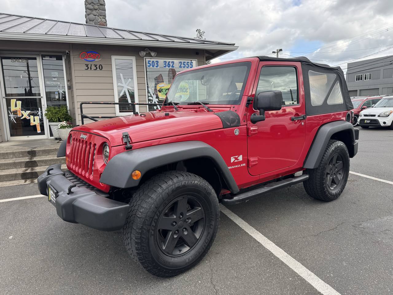 Red 2007 Jeep Wrangler SUV / Crossover Four-Wheel Drive Manual