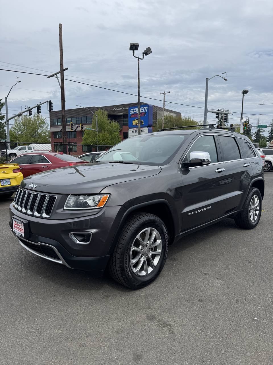 Gray 2015 Jeep Grand Cherokee SUV / Crossover Four-Wheel Drive Automatic