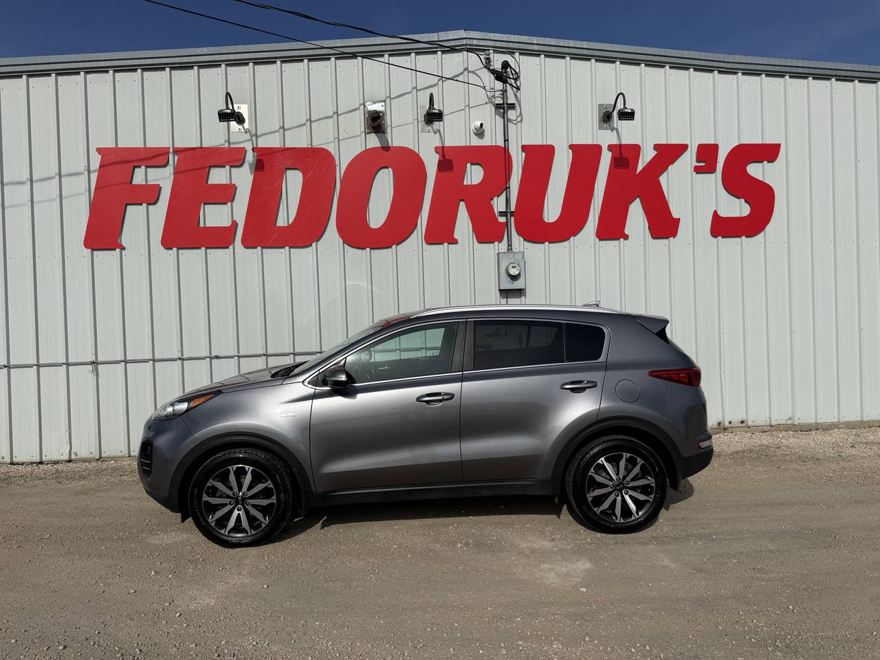 Gray 2017 Kia Sportage SUV / Crossover All-Wheel Drive Automatic