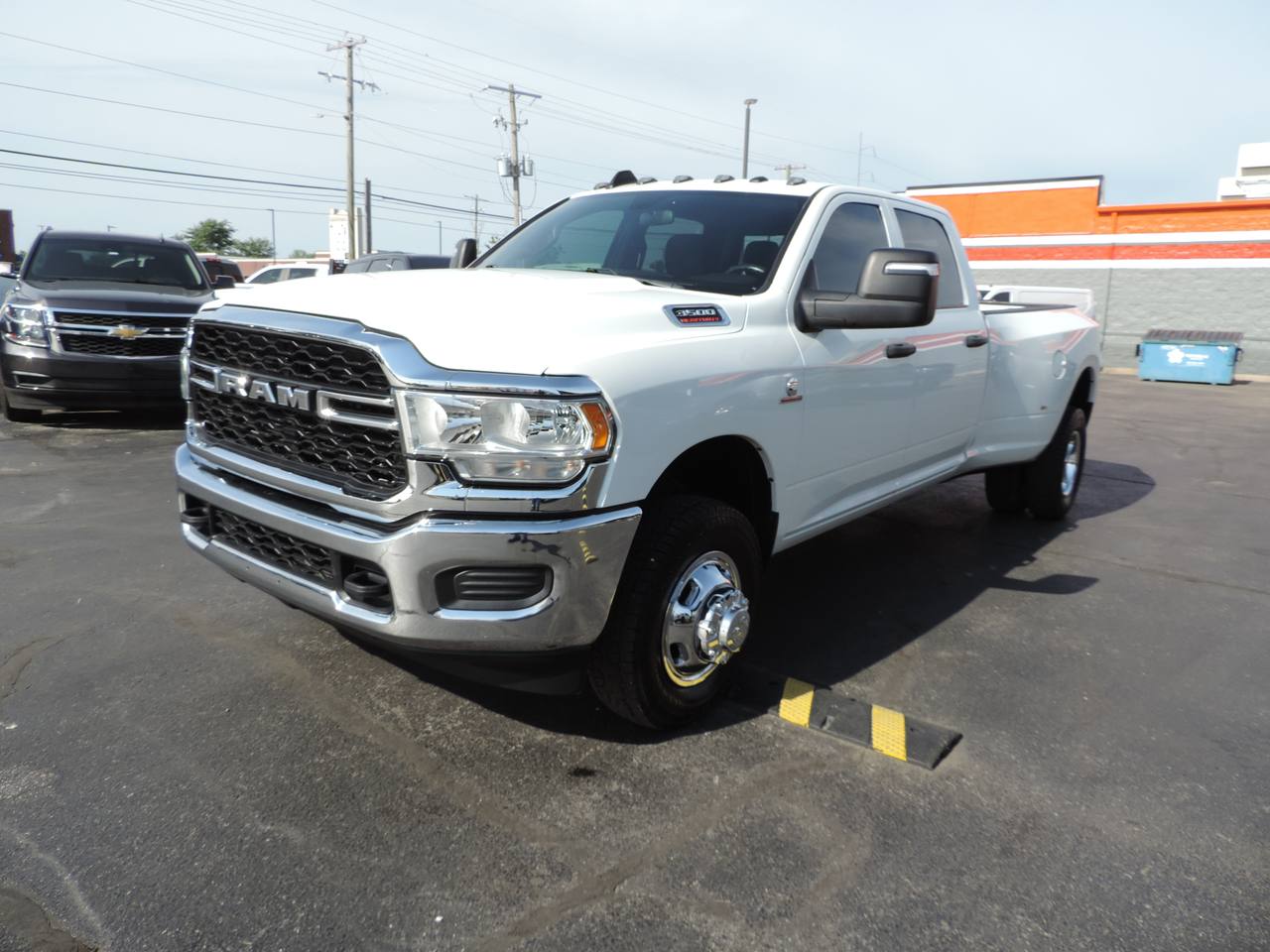 Bright White 2024 RAM 3500 Pickup Truck Four-Wheel Drive Automatic