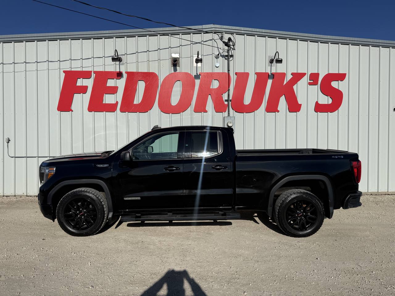 Black 2019 GMC Sierra 1500 Pickup Truck Four-Wheel Drive Automatic
