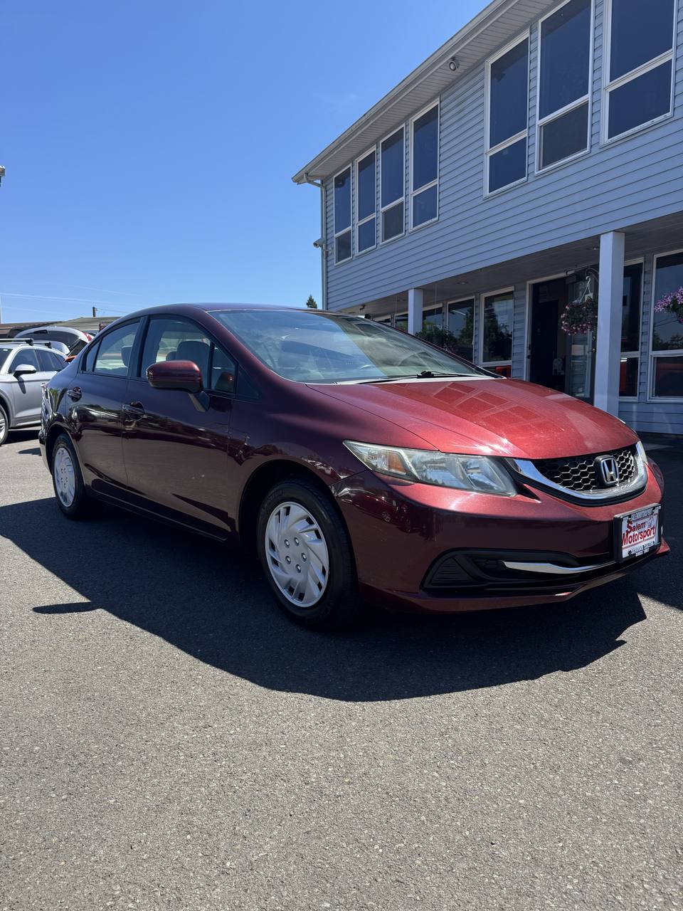 Red (Maroon) 2014 Honda Civic Sedan Front-Wheel Drive Automatic