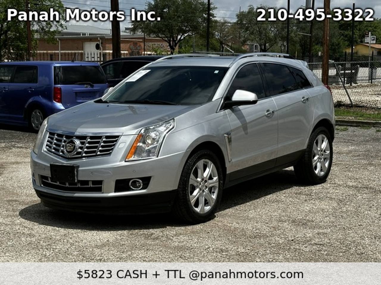 Silver 2013 Cadillac SRX SUV / Crossover Front-Wheel Drive Automatic