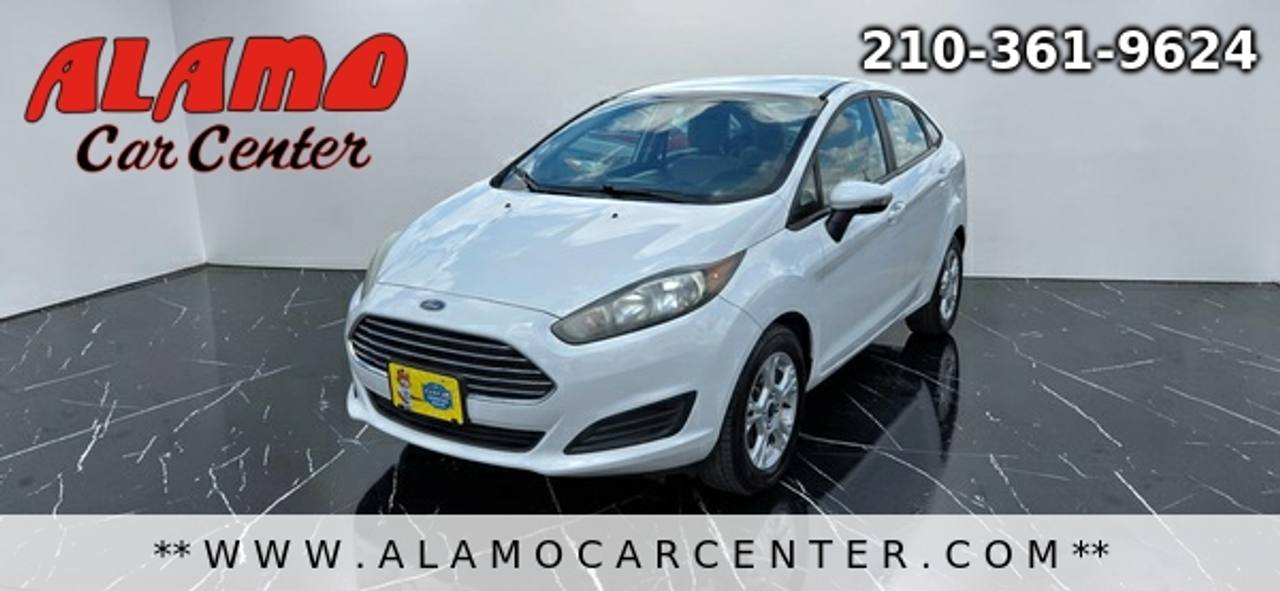 White 2016 Ford Fiesta Sedan Front-Wheel Drive Automatic