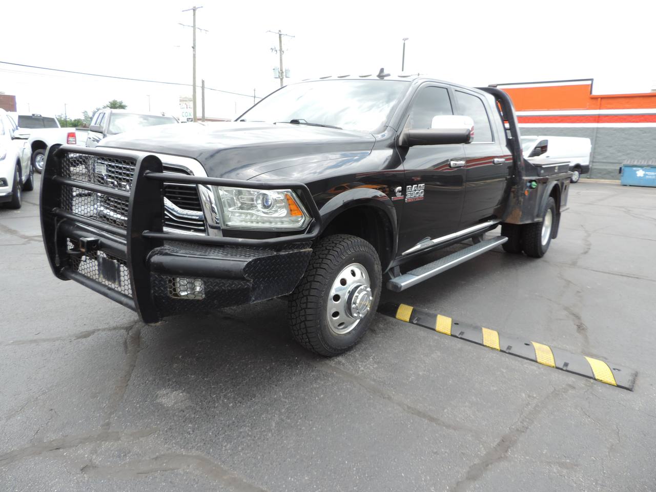 Black 2016 RAM 3500 Pickup Truck Four-Wheel Drive Automatic