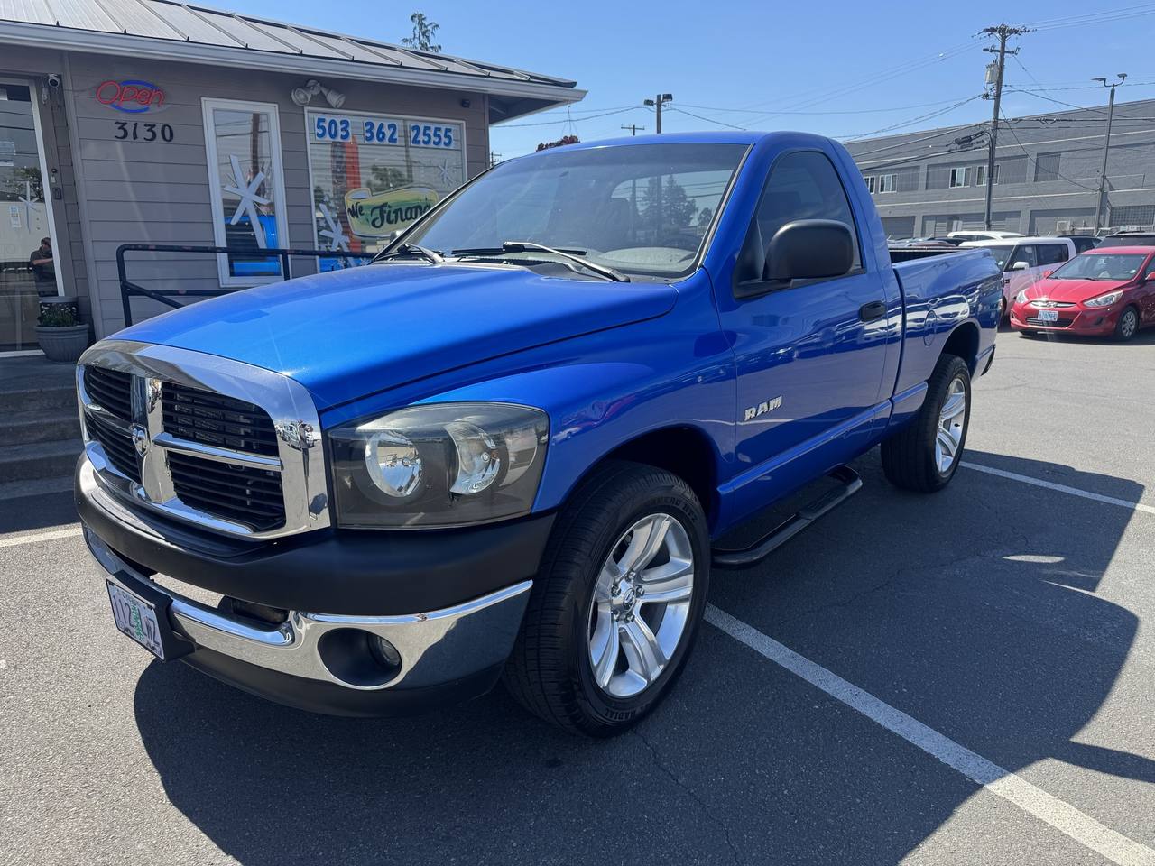 Blue 2008 Dodge RAM 1500 Pickup Truck  Automatic