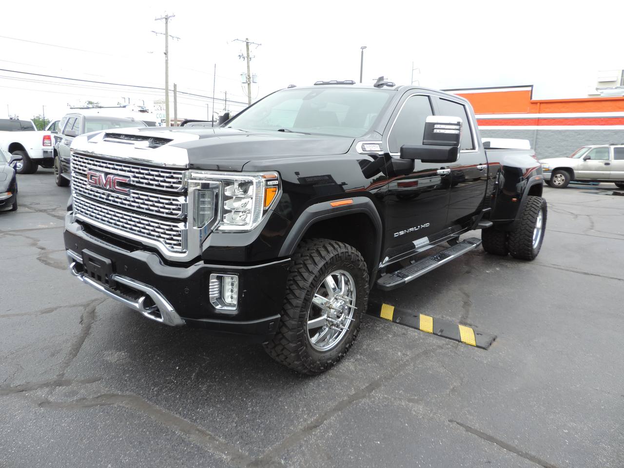 Onyx Black 2021 GMC Sierra 3500HD Pickup Truck Four-Wheel Drive Automatic