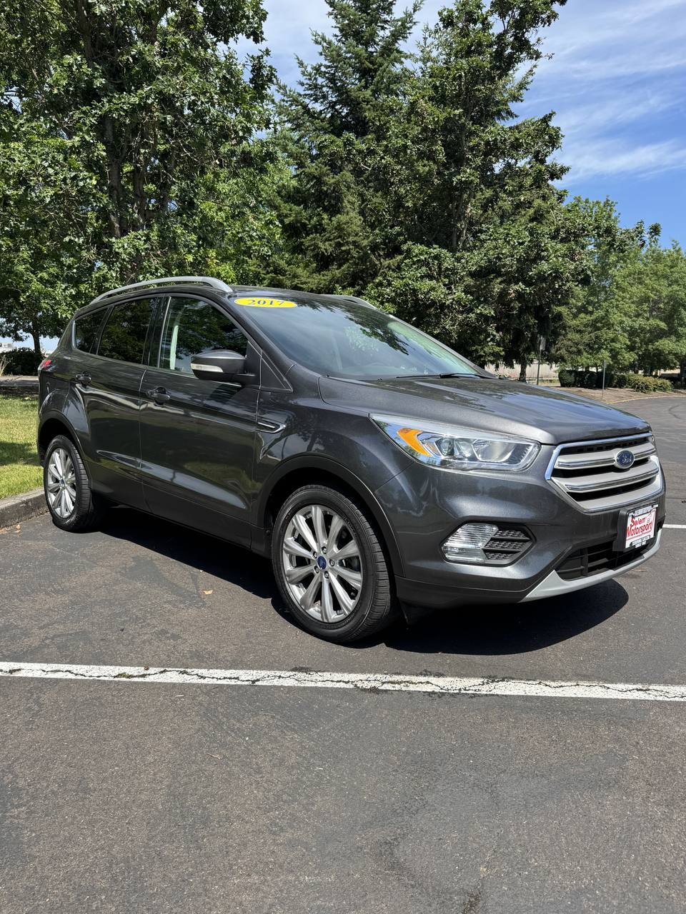 Gray 2017 Ford Escape SUV / Crossover Front-Wheel Drive Automatic