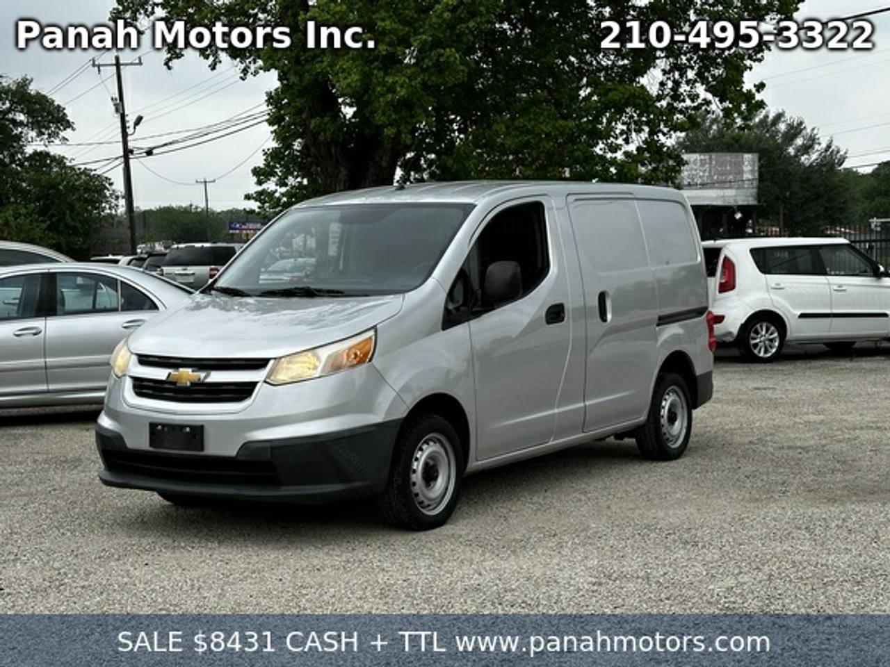 Silver 2017 Chevrolet City Express Van Front-Wheel Drive Automatic