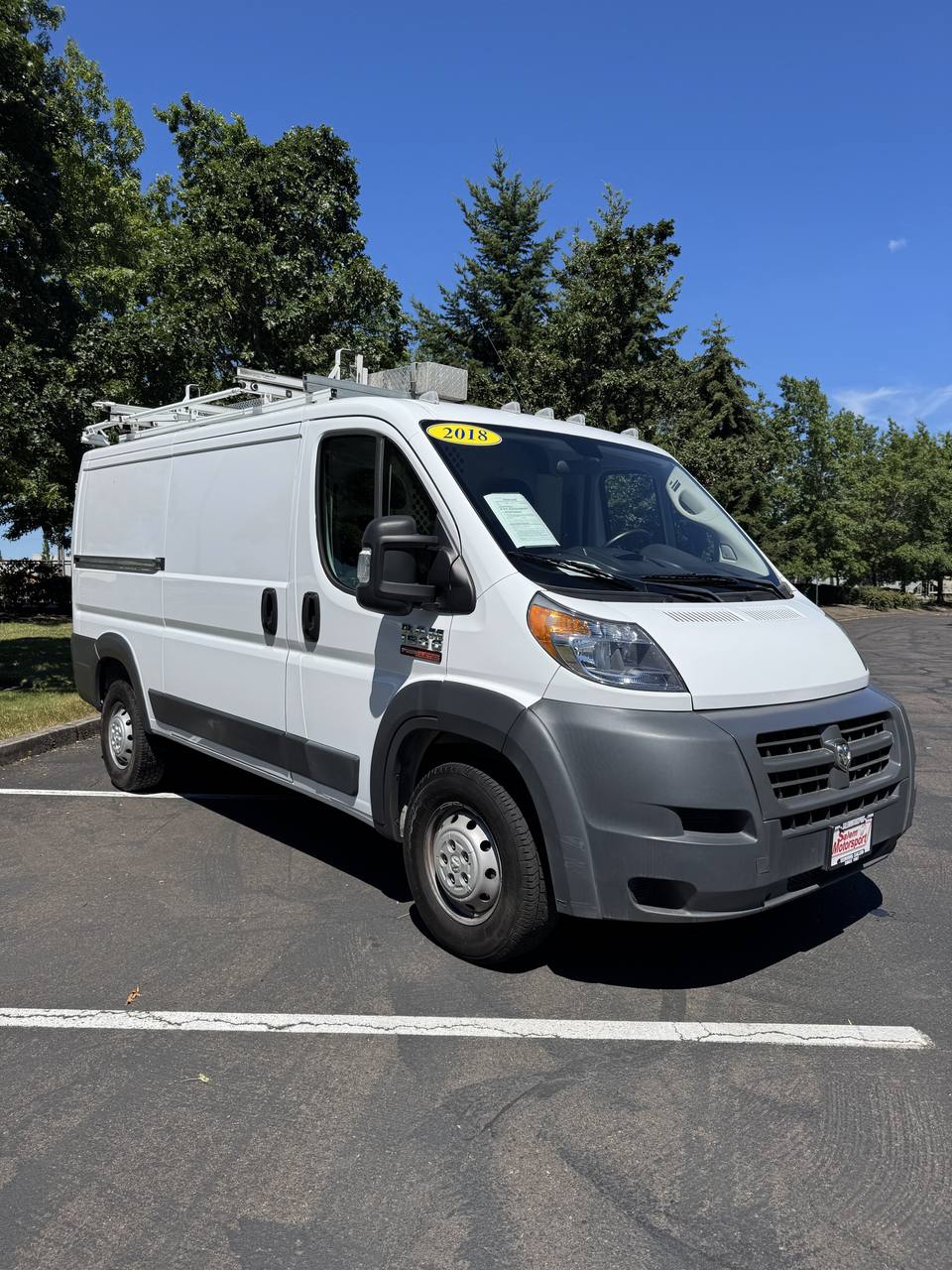  2018 RAM ProMaster 1500 136 Low Roof Cargo Van   