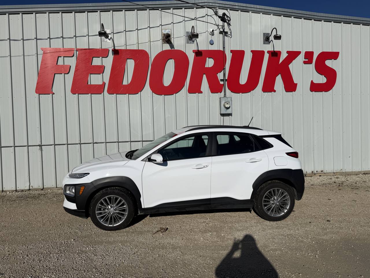White 2021 Hyundai Kona SUV / Crossover Front-Wheel Drive Automatic