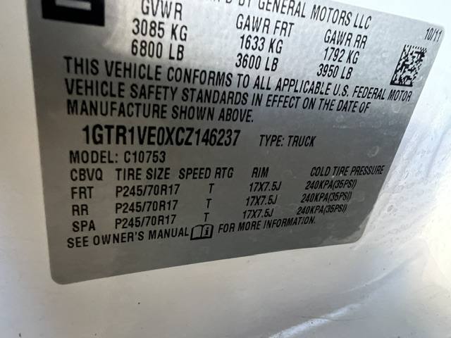 2012 GMC Sierra 1500 SLE Ext. Cab Long Box 2WD