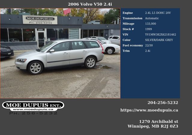 2006 Volvo V50 2.4i